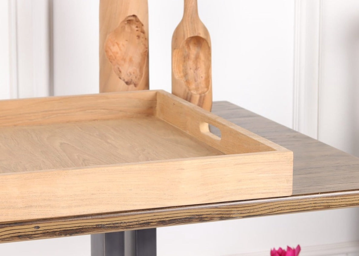 Belito Teak Wood Tray 50 x 50 cm