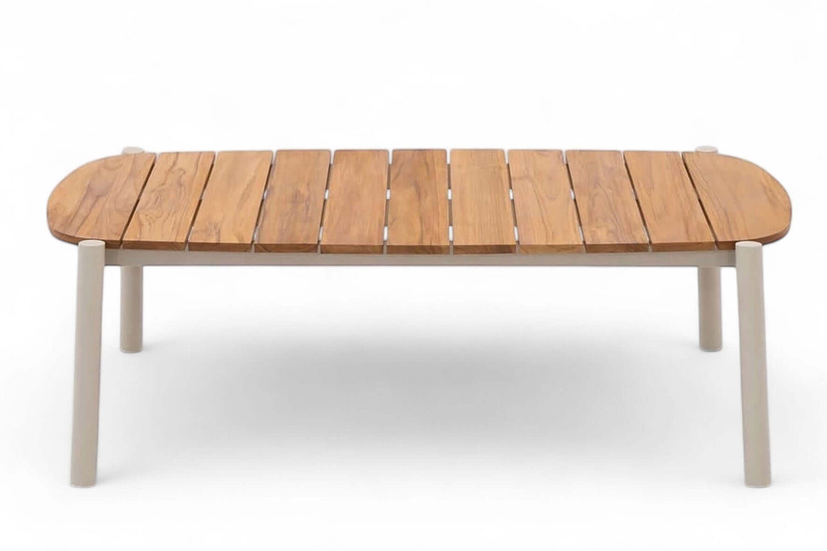 Belito Julia loungestoel taupe aluminium met rope-bekleding