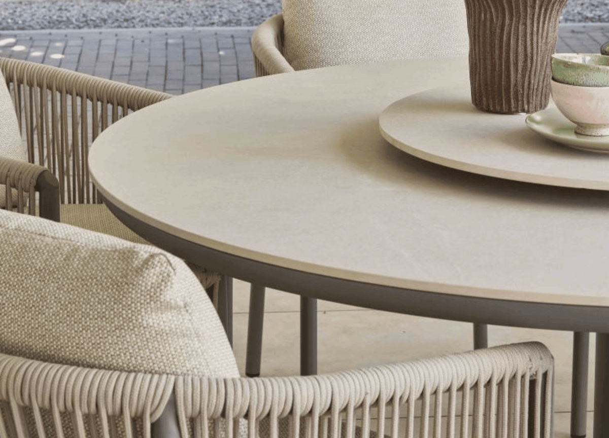 Apple Bee Bora Bora Diningstoel | Taupe Rope