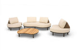 Apple Bee Moon Island Loungeset Nr. 2 | XL 250x380 cm | Bronze | 4-delig met luxe loungestoelen en tafel.