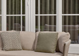Apple Bee Pulau loungebank 150 cm 2-zits Champagne met Sand BEE WETT® kussens en sierkussens