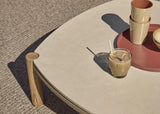 Apple Bee Sapporo loungetafel Oyster HPMS blad detail