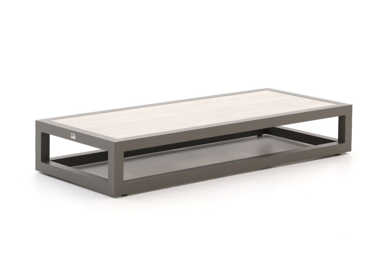 Apple Bee Santorini Upholstered hoekloungeset Nr.1 met Travertino salontafel