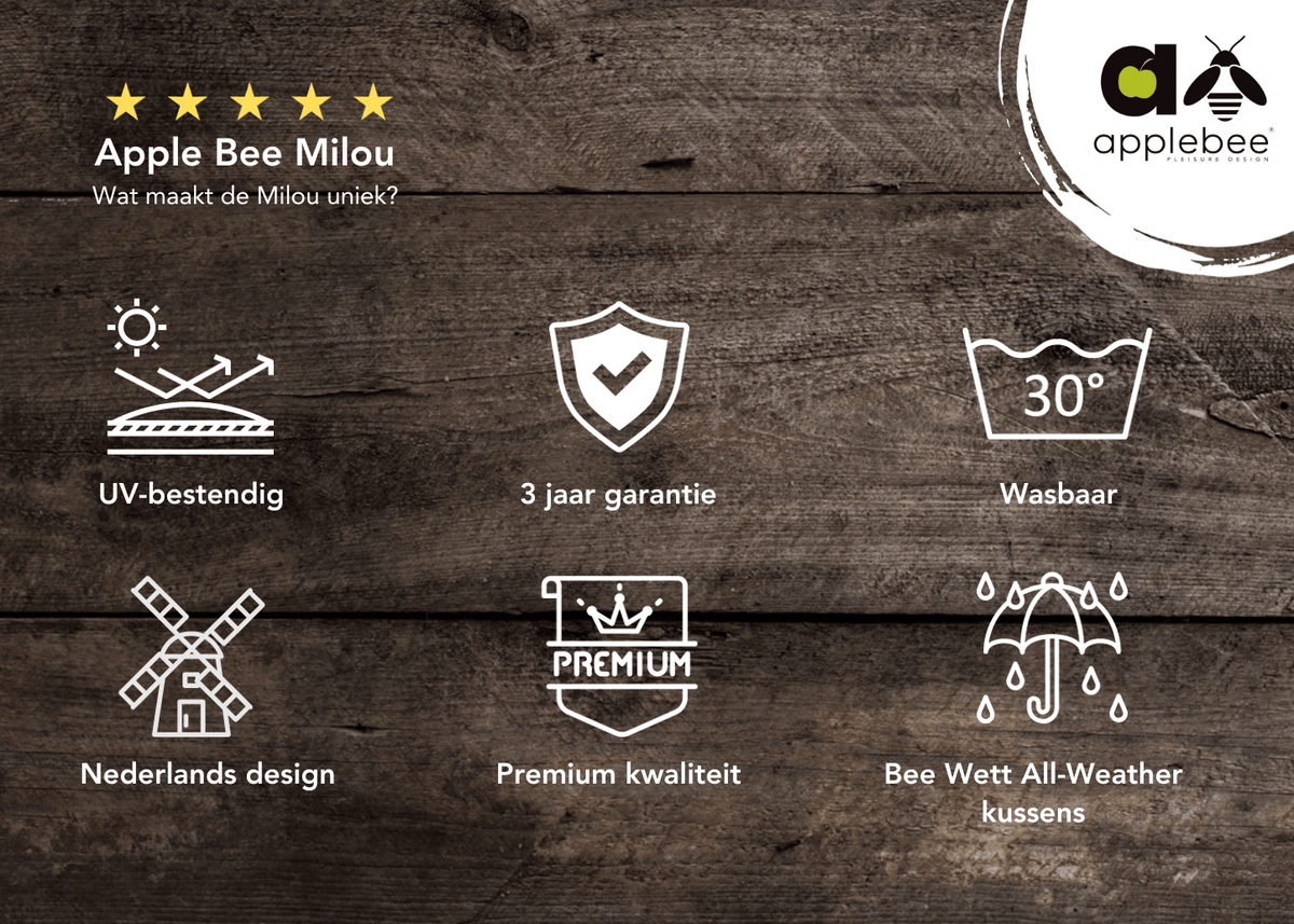 Apple Bee Milou Lounge Tuinstoel
