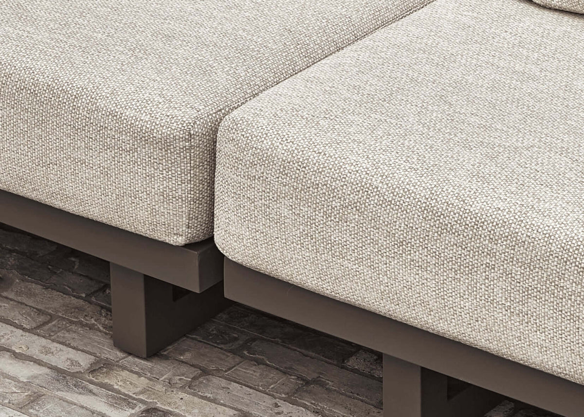 Apple Bee Santorini Lounge Sofa Upholstered | 2-Seater Left + Right | 318 x 82 x 60 cm