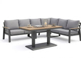 Birmingham Tisch-Lounge-Set – Anthrazit