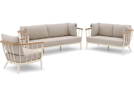 Apple Bee Condor Loungeset Nr.6 Oyster - bank 217+150cm met loungestoel