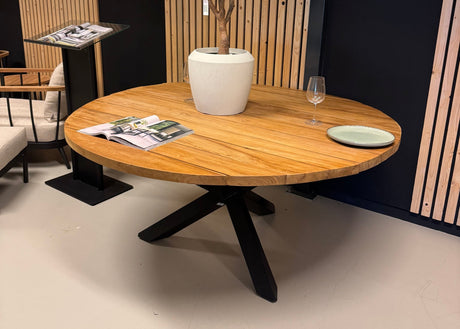 Belito Saar Teak runder Esstisch 160 cm 