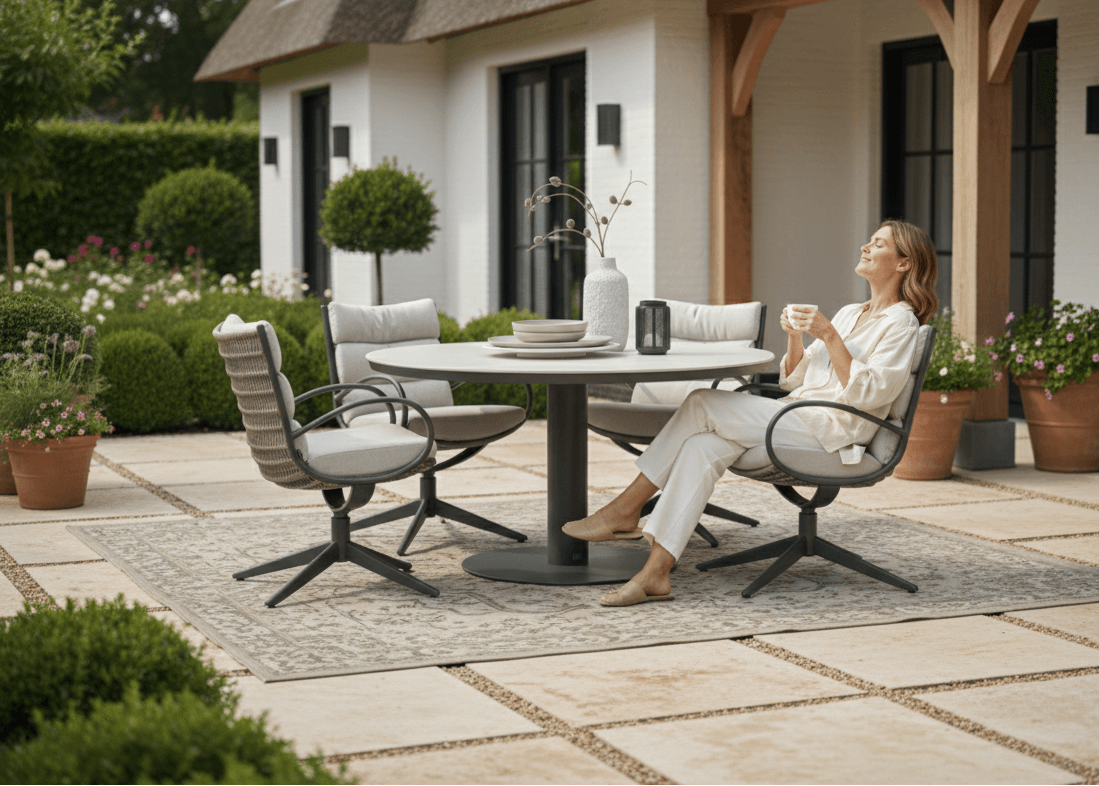 Apple Bee Condor 240cm Esszimmer-Gartenset 7-teilig