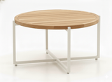 Apple Bee Condor koffietafel 74 cm Oyster - aluminium rond blad