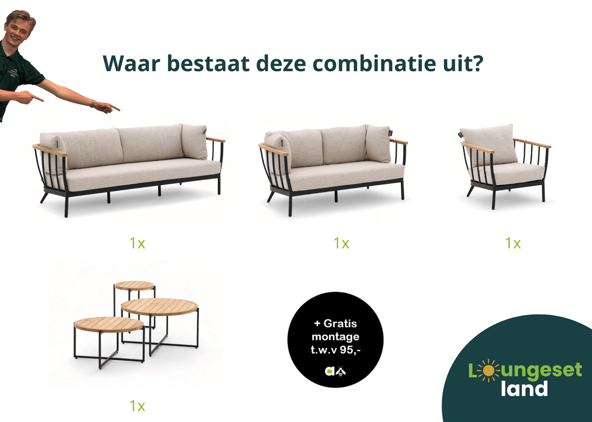 Apple Bee Condor Lounge-Set 6-teilig Nr. 2