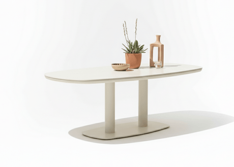 Apple Bee Condor Melville 220cm Oyster dining tuinset op terras