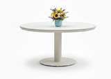 Apple Bee Milou Dining Set 5-piece | Melville Ø140 cm Sintered Stone | 4 Oyster Chairs