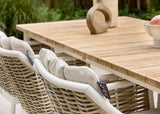 Apple Bee Milou Dining Set 7-piece No.3 | 240 cm Table | 6 Persons | Oyster