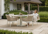 Apple Bee Milou tuinset in Oyster met Melville tafel, sfeerfoto