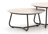 Apple Bee Pine Key Lounge Table Set – Set of 2 – 79x63 cm – Bronze