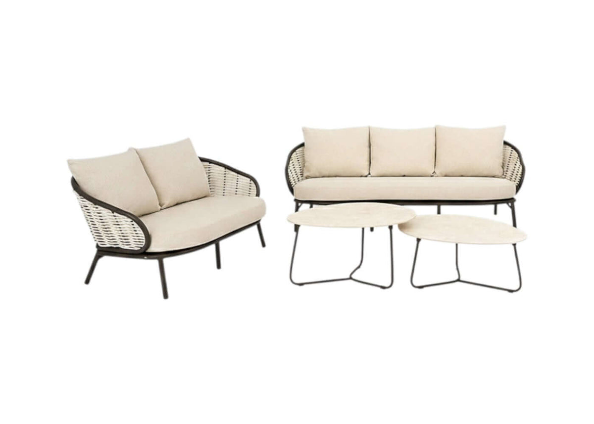 Apple Bee Pine Key loungebanken en tafelset