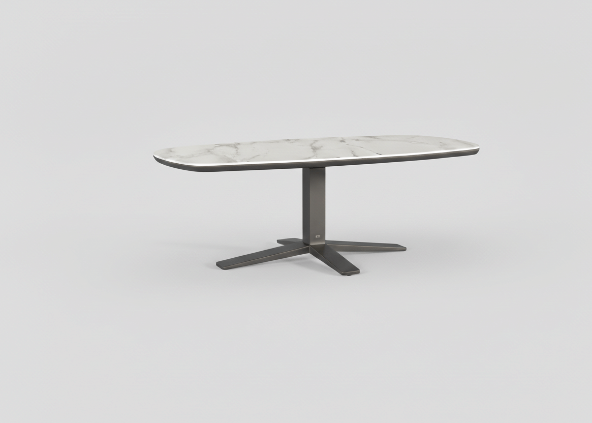 Apple Bee Zanzibar tafel 220 cm Bronze