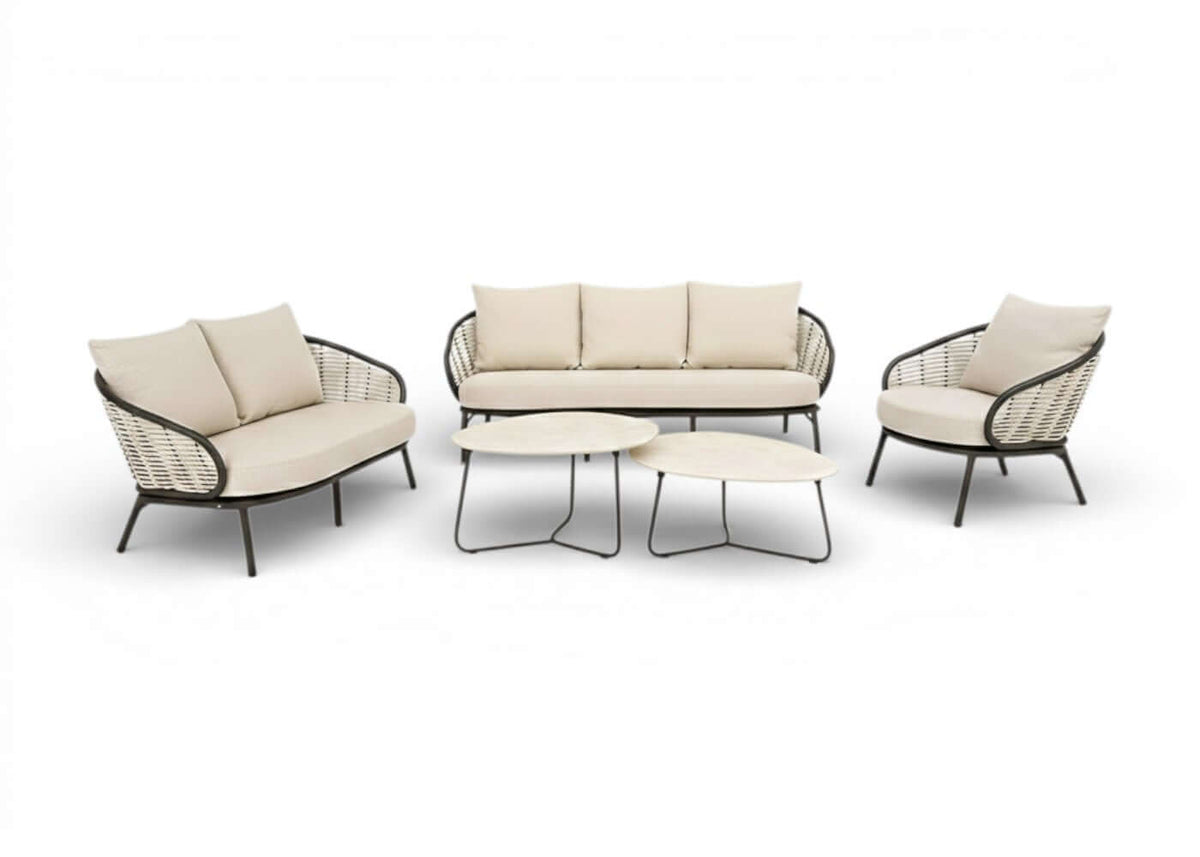 Apple Bee pine key loungeset bronze 5 delig