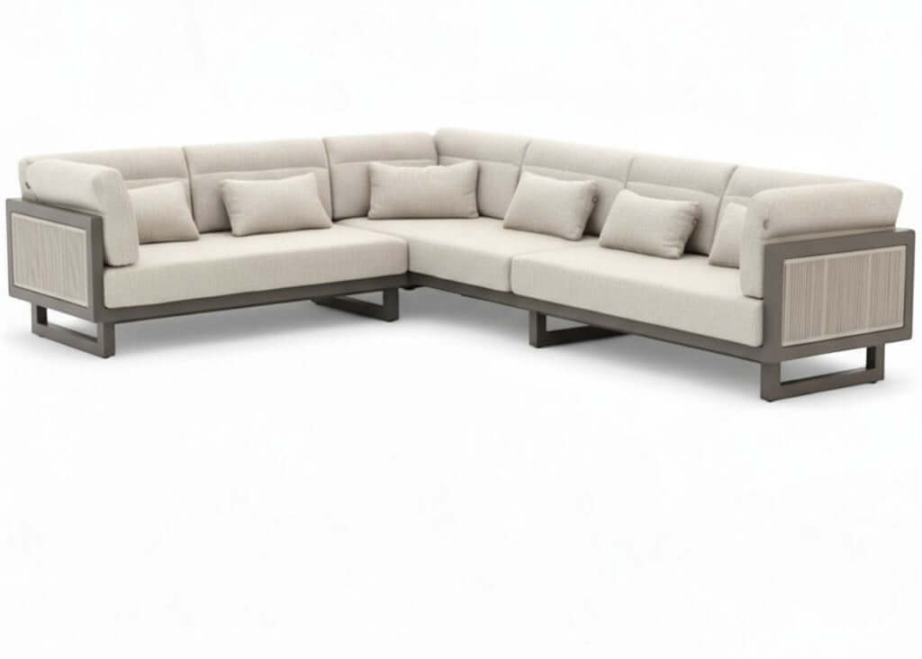 Apple Bee Santorini ROPE Loungeset Nr.3 Rechts Lang