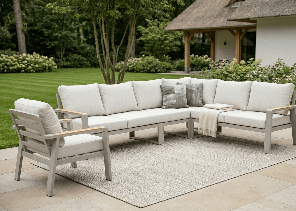 Aluminium Belito® Lotte Lounge-Set weiß