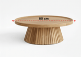 Belito Daan teakhouten koffietafel Ø 80 cm