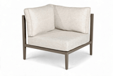 Belito Daan aluminium hoekelement in Taupe