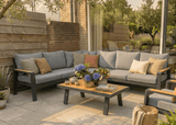 Belito Lotte Loungeset Hoekbank Nr. 15 | Antraciet Aluminium | 288 x 288 cm | 8-persoons