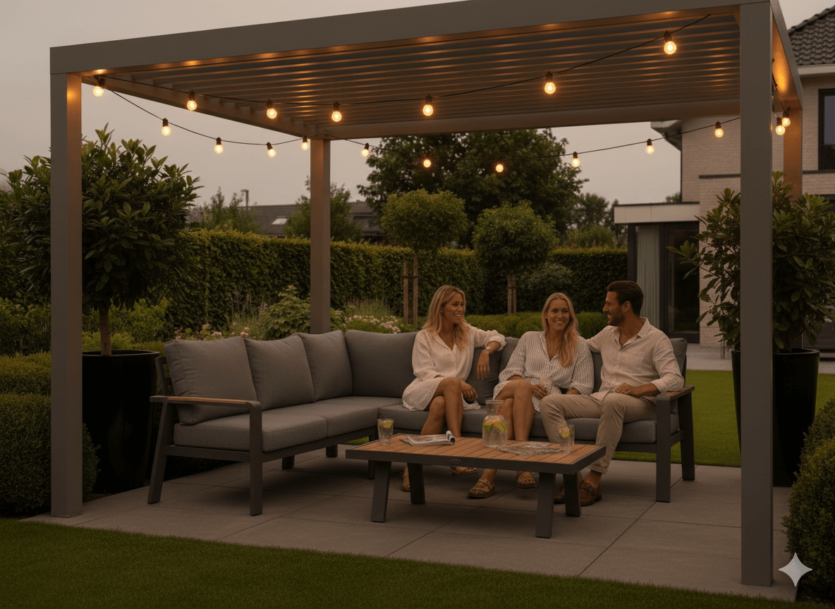 Belito Lotte Loungeset Antraciet