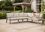 Lotte Lounge Mittelelement Aluminium taupe