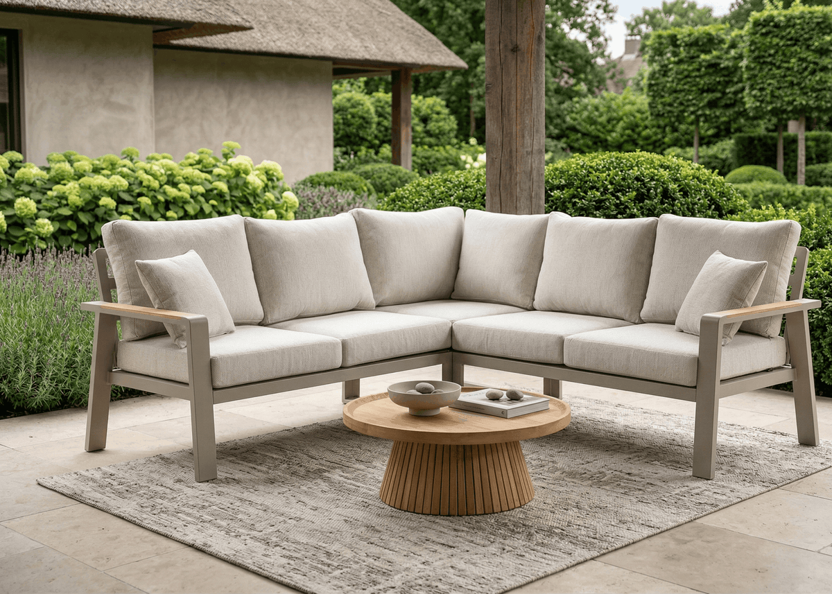 Aluminium Belito® Lotte Lounge-Set weiß