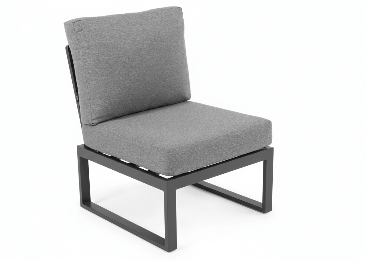 Belito Lotte Middenelement | Antraciet | Aluminium | 68 cm Breed