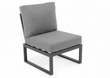 Belito Lotte Middenelement | Antraciet | Aluminium | 68 cm Breed