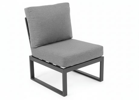 Lotte Lounge-Mittelelement Aluminium Anthrazit