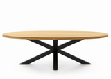 Belito Mees ovale teakhouten tuintafel