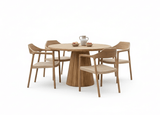 Belito Daan tuinset met 4 stoelen en ronde tafel 120 cm