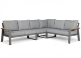 Belito lotte hoek loungeset antraciet zonder tafel