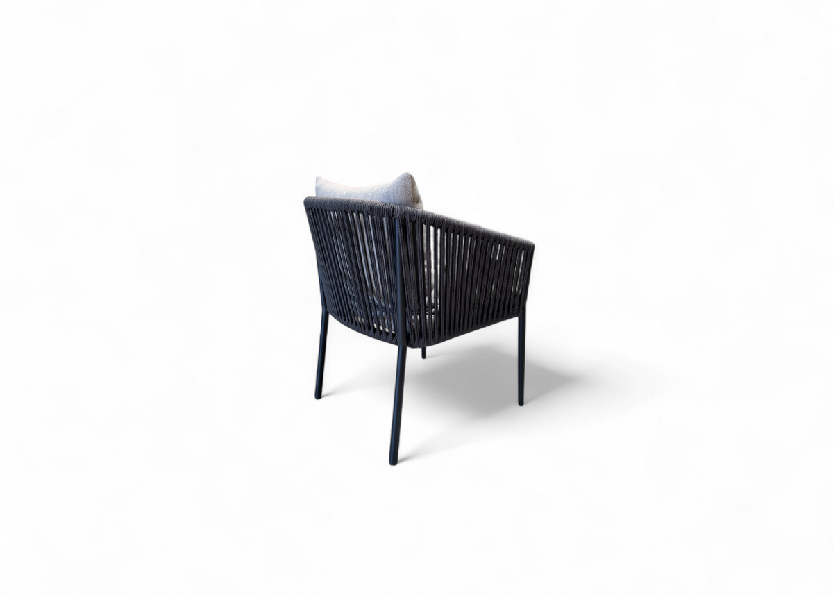 Belito ouddorp diningchair rope black