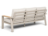 Belito Birmingham tuinbank 211 cm, taupe aluminium, 3-zits