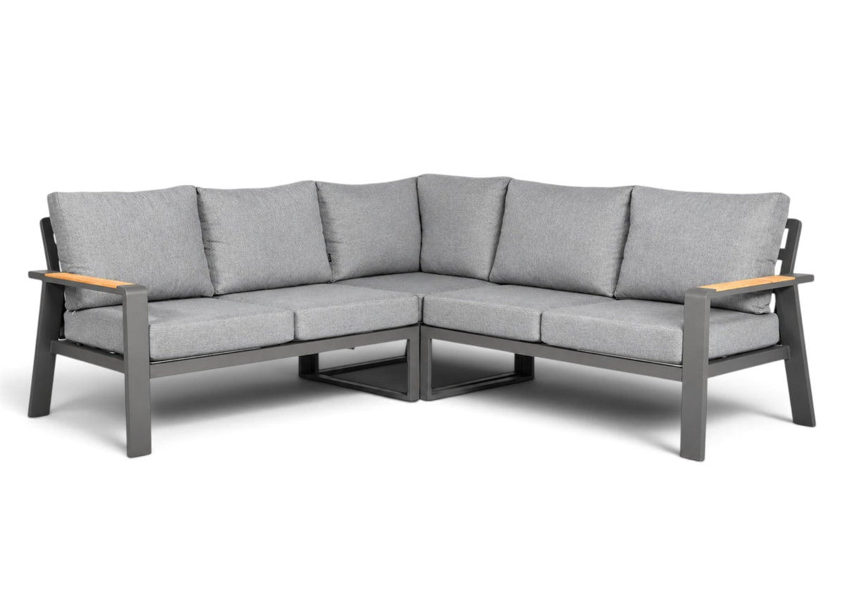 Belito Lotte Lounge Set Corner Sofa No. 3 | Anthracite Aluminum | 220 x 220 cm | 5-seater