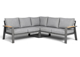 Belito Lotte Lounge Set Corner Sofa No. 3 | Anthracite Aluminum | 220 x 220 cm | 5-seater