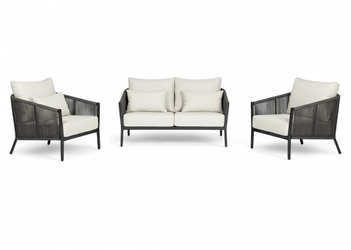 Aluminium-Seil-Lounge-Set Belito® Ouddorp - 5-teilig 2.0 