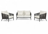 Aluminium-Seil-Lounge-Set Belito® Ouddorp - 5-teilig 2.0 