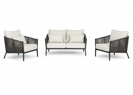 Aluminium-Seil-Lounge-Set Belito® Ouddorp - 5-teilig 2.0 