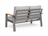 Aluminium-Stuhl-Sofa-Lounge-Set – Anthrazit – Belito Birmingham