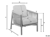 Apple Bee Bora Bora Low Dining Chair, productfoto