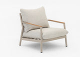 Belito Julia Chair-Sofa Lounge Set 4-piece | Taupe | Aluminum & Rope | 4-5 Persons