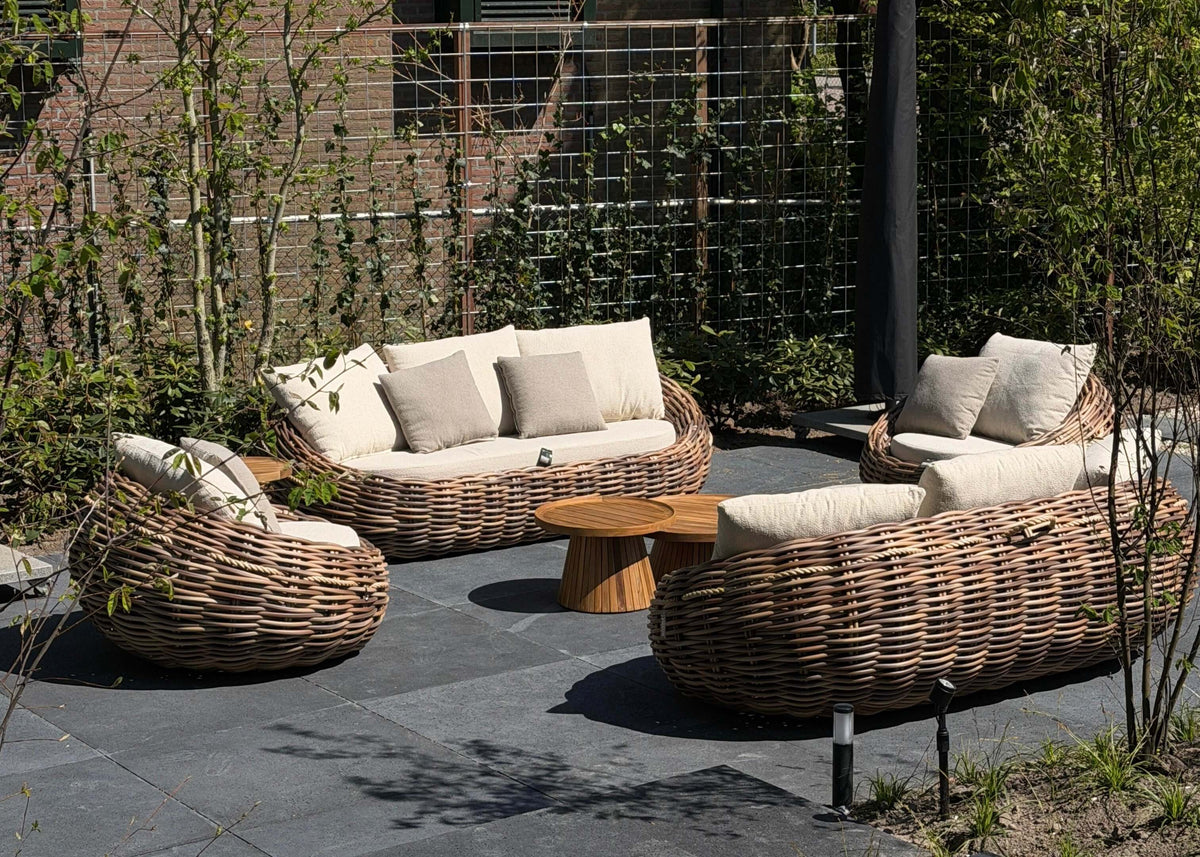 Loungeset sfeerbeeld met zitelementen