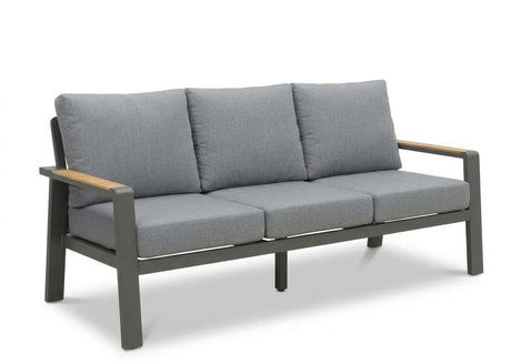Aluminium-Stuhl-Sofa-Lounge-Set – Taupe – Belito Birmingham