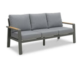 Belito Birmingham Loungeset Nr.2, Antraciet, 3-zits + 2-zits Bank + Stoel + Tafel, 6 Personen – foto 5